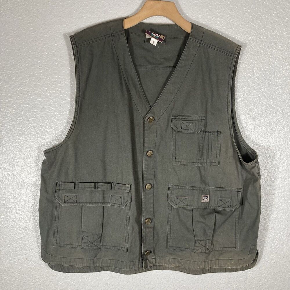 Vintage PB & Co Utility Fishing Vest XL Hunting Sports Workwear Fisherman